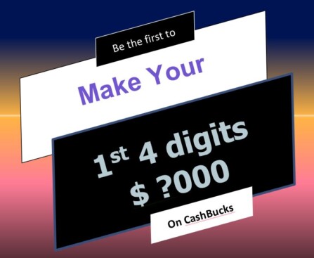 make your first 4 digits on CashBucks